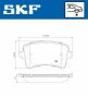 SKF VW колодки гальмів.задн.Audi A4/5,Q5 07-, фото 4 - интернет-магазин Auto-Mechanic