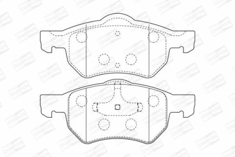 Колодки гальмові передні Voyager 01- CHRYSLER