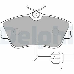 DELPHI VW Тормозные колодки перед.с датч. T4