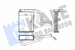 Радіатор опалення Ford Mondeo I, II, III