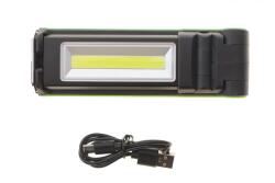Фонарь инспекционный с аккумулятором (2x3W LED/5W COB/160-400Lm)