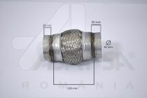 Гофра глушника 60*100 RENAULT