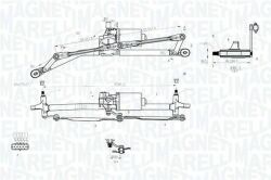 Трапеція склоочисника з двигуном FIAT PUNTO II 03-