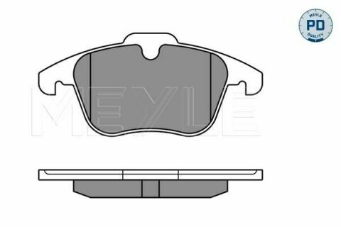 Колодки тормозные (передние) Land Rover Freelander/Ford Mondeo IV 1.8-2.5 07-