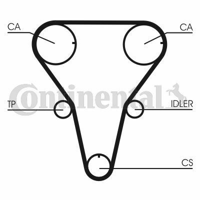 Ремінь ГРМ Mazda 323 1.5 16V/1.6 94-04 (22x123z)