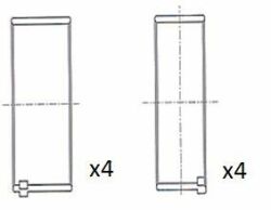 Комплект шатунных вкладышей Citroën Berlingo First 2.0 HDI 99–05, C4 I (LC) 07–08, Fiat Scudo JTD 99–06, Mitsubishi Outlander II 2.2 DI-D 4W Комплект шатунных вкладышей Citroën Berlingo First 2.0 HDI 99–05, C4 I (LC) 07–08, Fiat Scudo JTD 99–06, Mitsubishi Outlander II 2.2 DI-D 4W