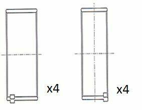 FAI CITROEN К-кт шатунный вкладыш BERLINGO FIRST 2.0 HDI 99-05, C4 I (LC) 2.0 HDi 07-08, FIAT SCUDO 2.0 JTD 99-06, MITSUBISHI OUTLANDER II 2.2 DI-D 4WD 07-12