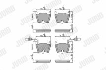 Колодки тормозные передние Audi A6 C5 Avant 2004–2005, Volkswagen Phaeton 3.2 2004–2008, Lamborghini Gallardo Spyder 5.0 2005–