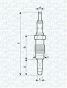 MAGNETI MARELLI FIAT Свічка розжарювання 11V Doblo, Punto, Palio 1.9D, фото 8 - інтерент-магазин Auto-Mechanic