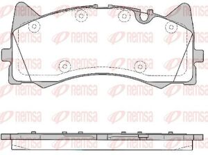 Гальмівні колодки передн. c-class (w205) amg c 63 s (205.087) 14-21