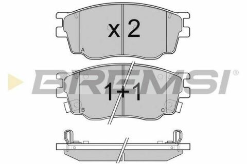 Гальмівні колодки пер. Mazda 6 02-07 (sumitomo) Гальмівні колодки пер. Mazda 6 02-07 (sumitomo)
