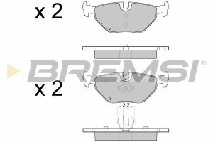 Гальмівні колодки зад. BMW 3 (E46)/SAAB 9-5/ROVER 75 96-09 (ATE) (123,1x45x17)