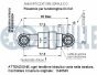 RUVILLE OPEL Амортизатор натяжного ролика Astra/Vectra /Omega B 2,0D, фото 2 - интернет-магазин Auto-Mechanic