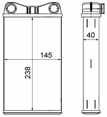 Радиатор печки Audi A4 00-09