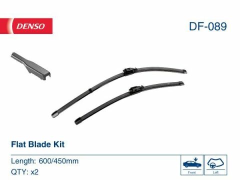 Комплект стеклоочистителей flat blade kit