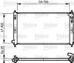 Радиатор охлаждения Mitsubishi Outlander 2.0-2.2 DI-D 07-12