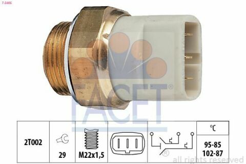 Датчик вмикання вентилятора AUDI A4/A6/VW Golf III 1.0-4.2 71-02 (95°-85°/102°-92°C)