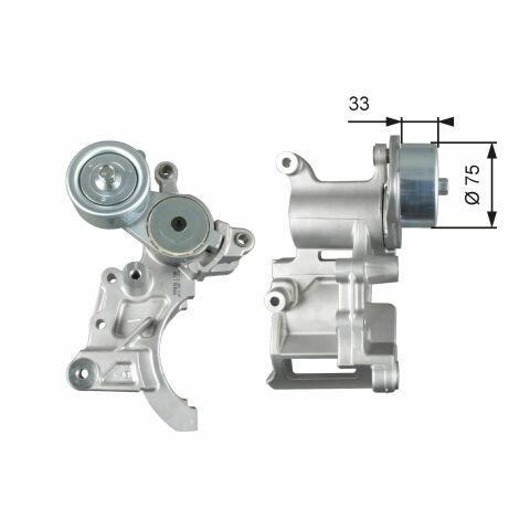 Натяжник ременя генератора Toyota Land Cruiser 90/Prado 3.0 D-4D 00-10