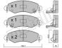 Колодки тормозные (передние) Subaru Justy 03-/Opel Agila 00-07, фото 1 - интернет-магазин Auto-Mechanic