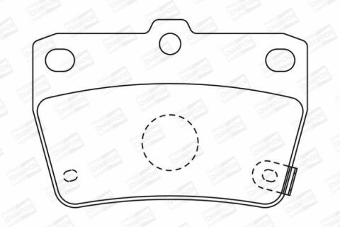CHAMPION TOYOTA Гальмівні колодки задн.Rav 4 II 00- CHAMPION TOYOTA Гальмівні колодки задн.Rav 4 II 00-