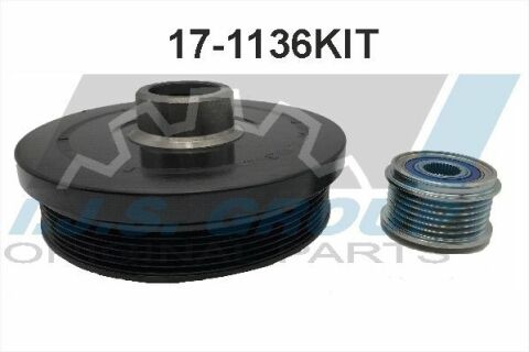 Шків колінвалу + шків генератора BMW 3 (E90/F30/F80)/ 5 (F10) 1.6-2.0 d 07-