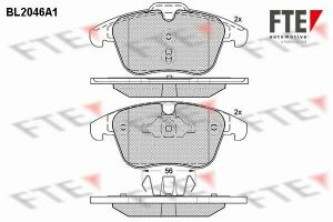 Колодки гальмівні (передні) Land Rover Freelander/Ford Mondeo IV 1.8-2.5 07-