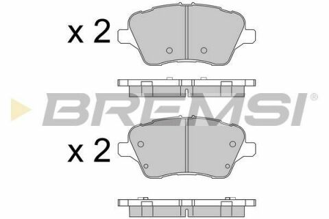 Тормозные колодки пер. Ford Courier 14-/Fiesta VI