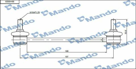 MSC010099 MANDO Тяга стабілізатора