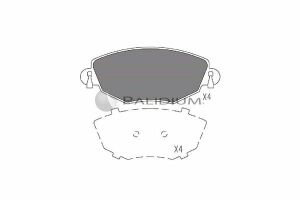 Комплект гальмівних накладок, дискове гальмо