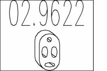 Резиновый элемент крепления выхлопной системы