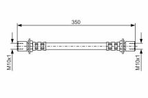 Шланг тормозной задний Corolla-92, Carina, Camry TOYOTA Шланг тормозной задний Corolla-92, Carina, Camry TOYOTA