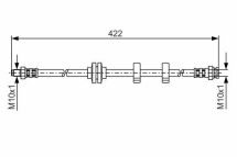 Шланг гальмівний ALFA 147
