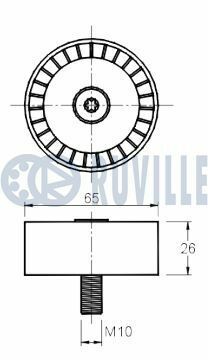 Паразитный ролик captiva 2.0d 06-, cruze