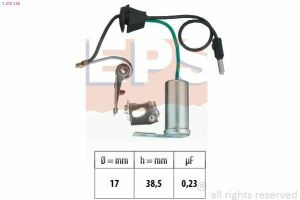 EPS RENAULT Контакти трамблера (з конденсатором) R9,11 1.0/1.1 81-88