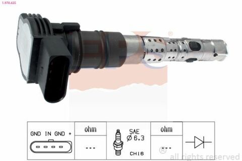 EPS VW Катушка зажигания Touareg 4,2 -06, Phaeton