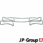 Монтажний к-кт гальмівних колодок пер. OCTAVIA/CADDY/PASSAT/A6 04- Монтажний к-кт гальмівних колодок пер. OCTAVIA/CADDY/PASSAT/A6 04-