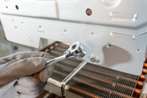 Трещотка 1/4" 125 мм