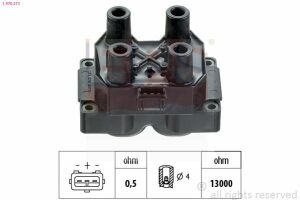 EPS OPEL Котушка запалювання Astra, Vectra 2.0 16V 91-