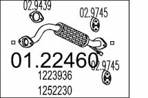 Промежуточная труба выхлопной системы Промежуточная труба выхлопной системы