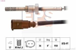 Датчик температури ОГ Golf VII 1,6TDI, SKODA Octavia 1,6TDI 12-, AUDI A3