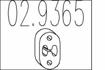 Резиновый элемент крепления выхлопной системы