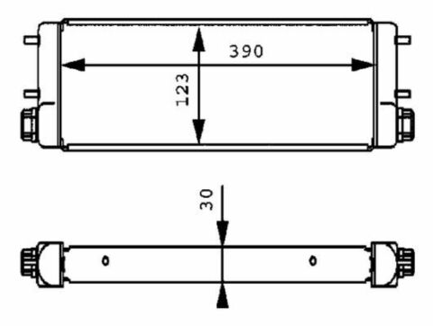 Радіатор масла ДВз W140/W124/W463(Premium Line! OE)