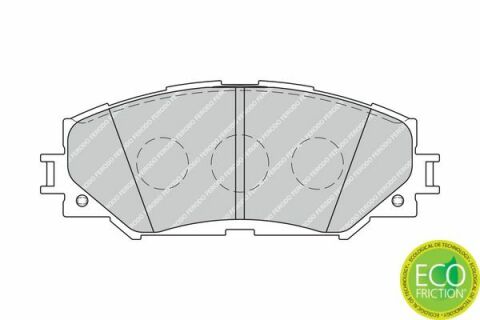 Гальмівні колодки перед. Toyota RAV4 06- (139,1x56x17,5)