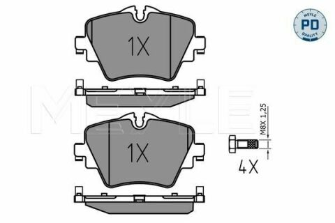 Колодки тормозные (передние) BMW 2 (F45/F46)/5 (G30/F90)/X1(F48)/X2 (E39)/X3 (G01/F97) 13-