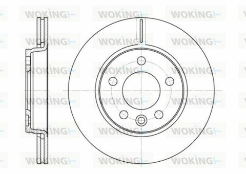 Гальмівний диск зад. T5 03- (294x22)