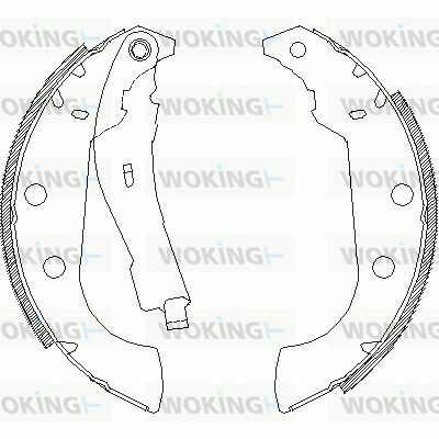 Тормозные колодки зад. Xsara 97-05/Peugeot 306 93-2 (Bendix) (229х42)