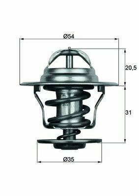 Термостат Seat Ibiza/VW Golf II/III/Jetta II 1.0-1.6 -99 (84°C)