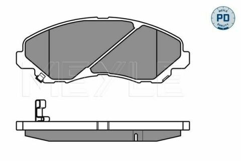 Колодки гальмівні (передні) Mitsubishi Lancer VII/VIII 03-/Jeep Compass/ Patriot 06-