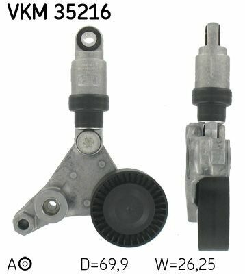 SKF OPEL Ролик натяжной Vectra C 3.0CDTI