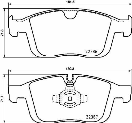 Гальмівні  колодки Brembo